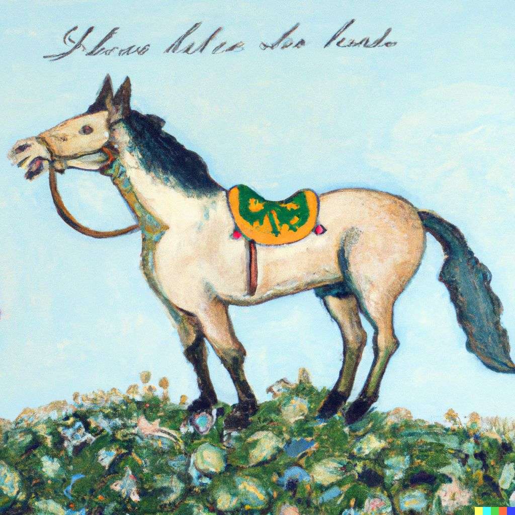 a horse, by Beatrix Potter